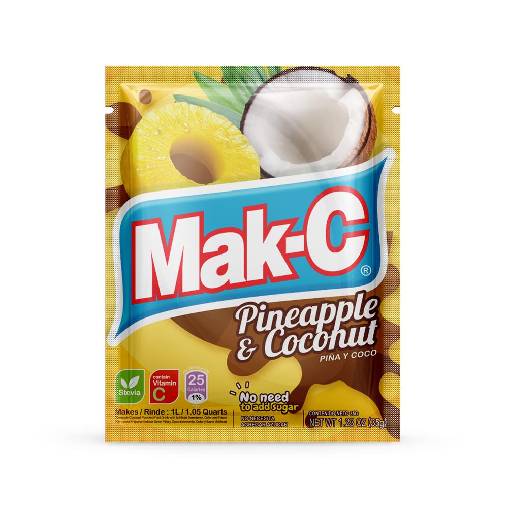 Mak-C® Pineapple/Coconut Flavoured Drink Crystals
