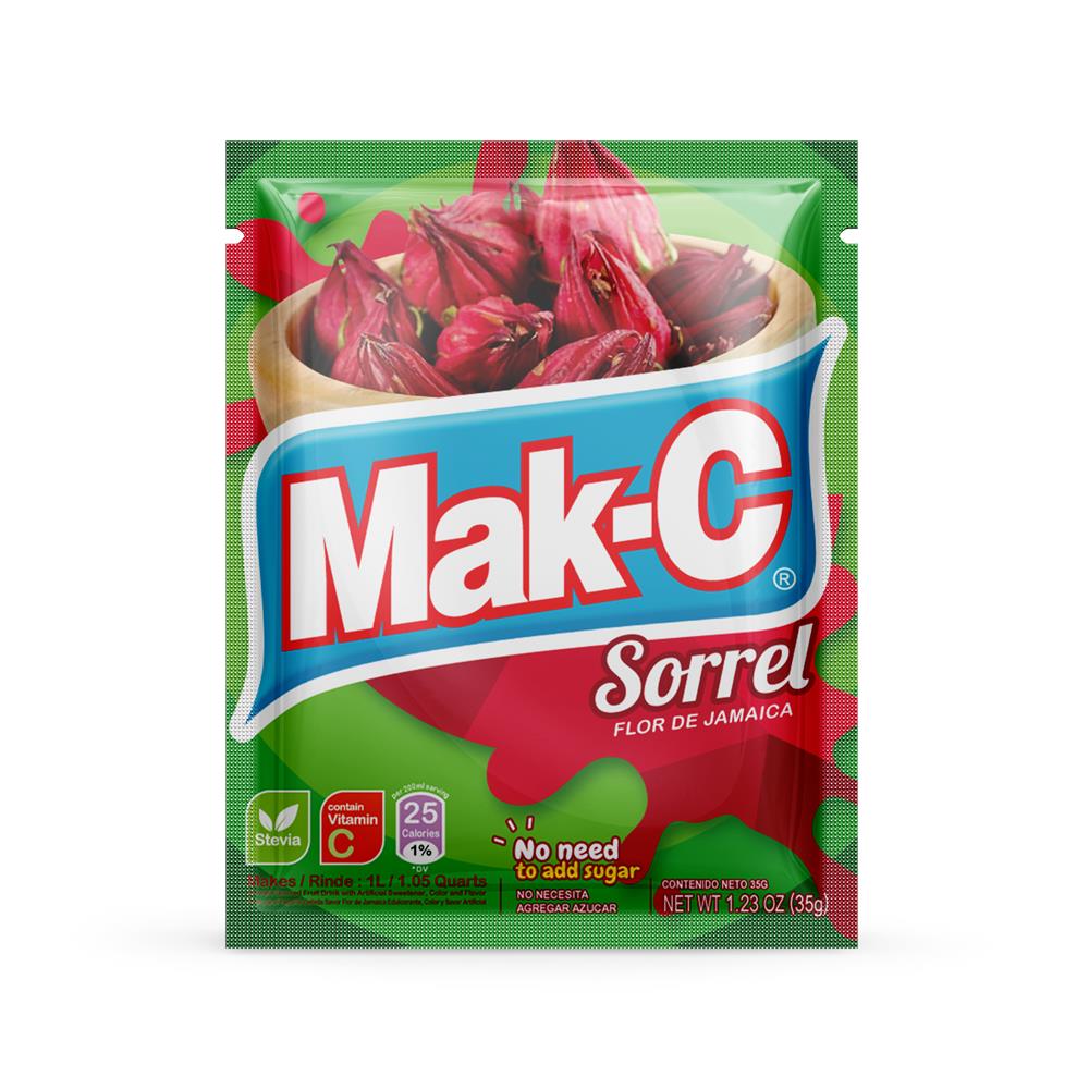 Mak-C® Karkade (Hibiscus/Sorrel) Flavoured Drink Crystals